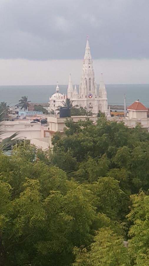 New Cape Hotel Kanyakumari Bagian luar foto